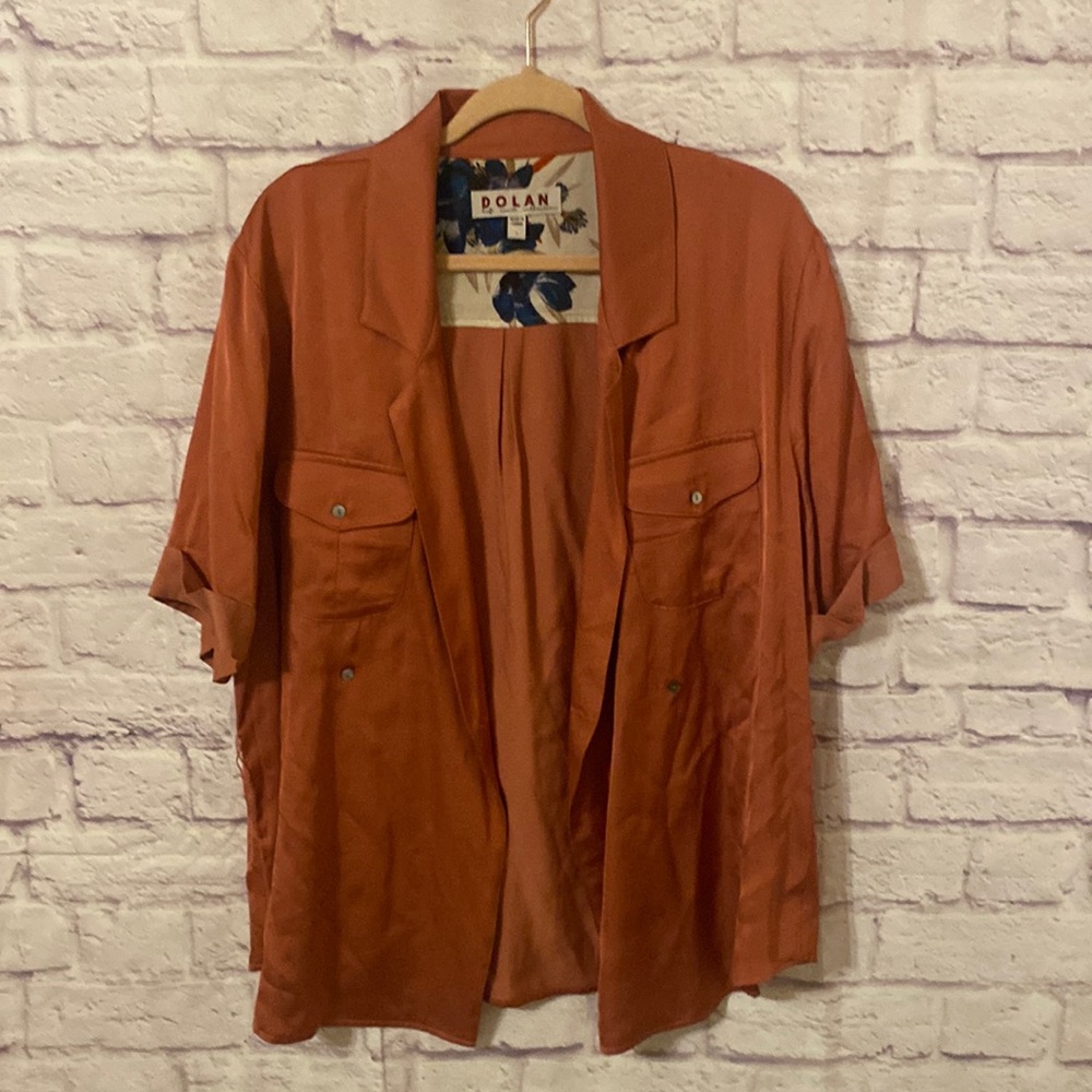 Dolan button down boho top